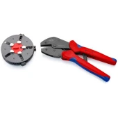 KNIPEX Клещи обжимные со сменными матрицами MultiCrimp® вороненые 250 мм 97 33 01 | 97 33 01