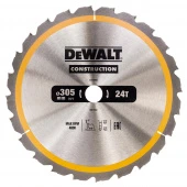 DeWALT Диск пильный CONSTRUCTION, 305х30 мм, 24z (ATB) - 5 град