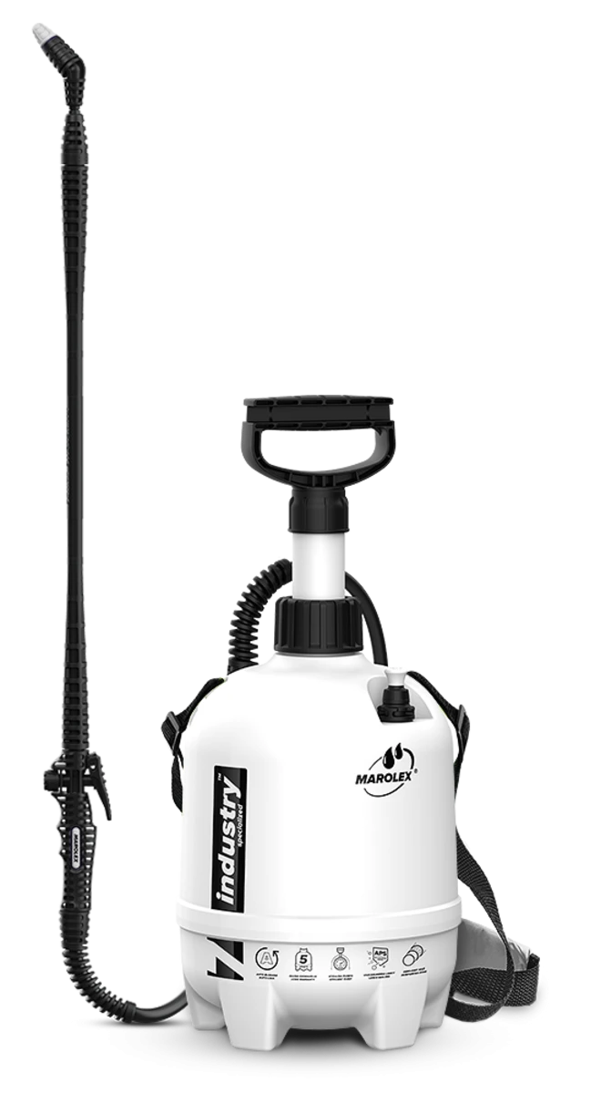 MAROLEX Оприскувач ранцевий Industry Acid line 7: 7L, 0,4MPa,FPM. штанга 65-111см, шланг 170см  | S1