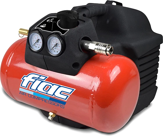 FIAC Безмасляный компрессор поршневой прямоприводный FIAC EASY 6/1100 (ресивер 6 л, пр-сть 160 л/мин