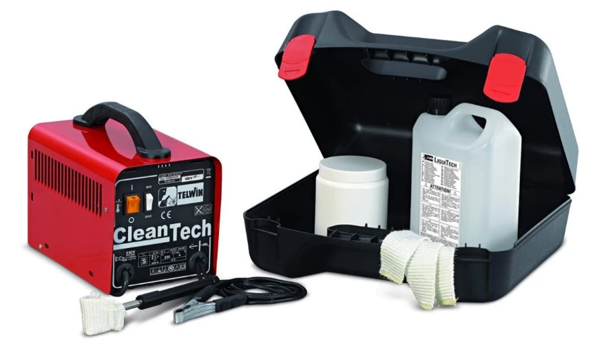 TELWIN Аппарат для очистки швов Telwin CLEANTECH 100 230V + KIT | 850000