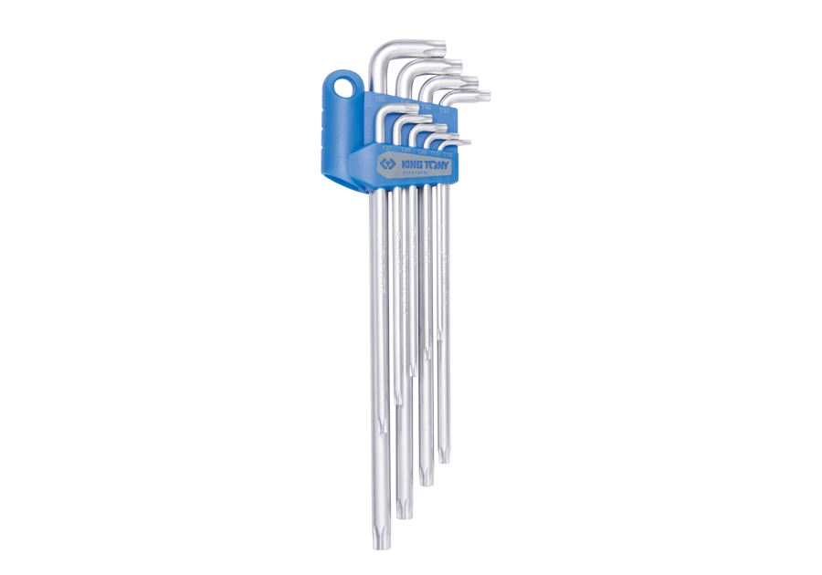 KING TONY Набор Torx Г-обр.Т10-Т50 экстра КОРОТКИХ | 203A19PR