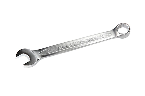 Ключ рожково-накидный CrV 15мм (холодный штамп DIN3113) APRO