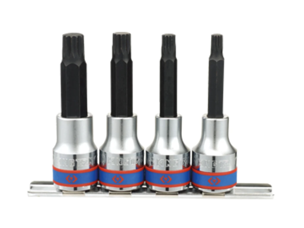 KING TONY Комплект SPLINE 1/2" удлин. М6;М8;М10;М12. | 4136PR