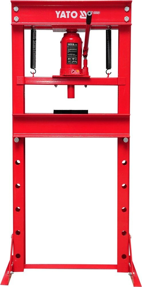 YATO Прес гідравлічний рамний YATO; навантаж.- 20 т, роб. зона- 0-695 мм, ширина рами- 490 мм  | YT-