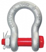 Скоба такелажна ОМЕГА зі шплінтом G-2130 US.Drop Forged