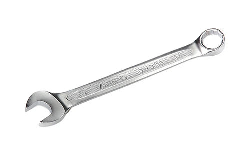 Ключ рожково-накидный CrV 17мм (холодный штамп DIN3113) APRO