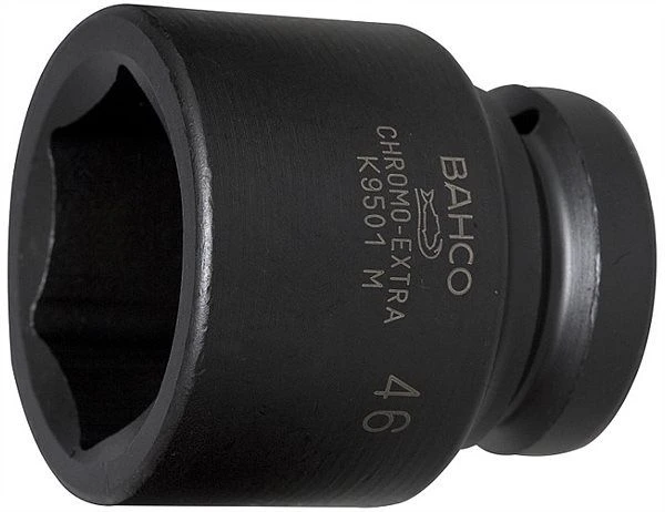 BAHCO K9501M-38 Головка торцевая для гайковертов 6-ти гранная 38 мм; квадрат1"; кованая; EXTRA V ста