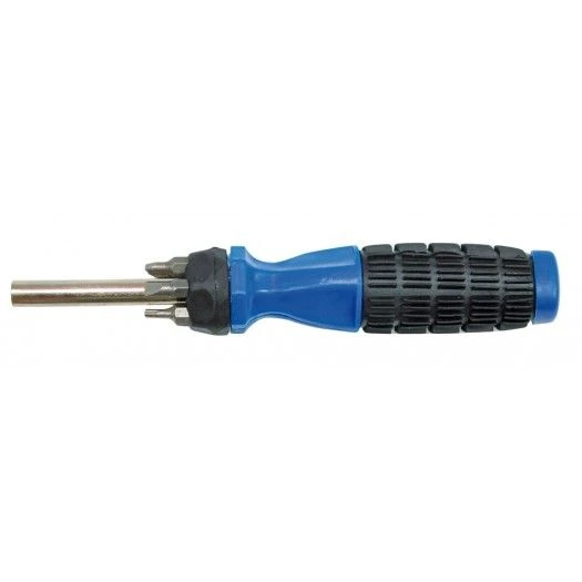 VOREL Викрутка з гумовою ручкою + насадки 6 шт.  | 65041