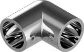 Колено для релинга - Elbow 90° нержавеющее // M 8210
