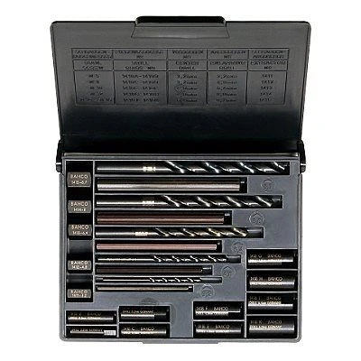 BAHCO 1418S Набор экстракторов М5-М16 для сломанных винтов, болтов и шпилек 21 шт.; CrV сталь