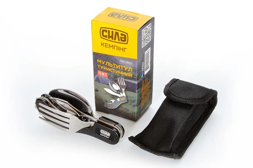 Мультитул туристический 5 в 1 СИЛА