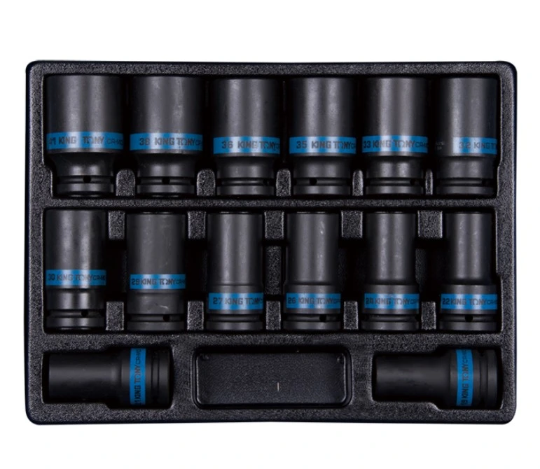 KING TONY Набор торцевых головок 3/4" ударных 14ед (19-41mm) | 9-6414MP
