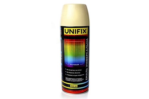 Эмаль универсальная акриловая RAL1001 бежевый глянец 400мл UNIFIX