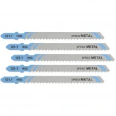 DeWalt DT2163 Полотно пильное, HSS, черн.металл/алюм, прям.рез, 4-15мм, 5 шт .