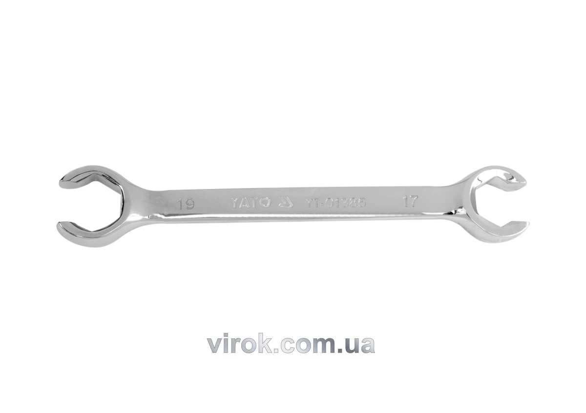 YATO Ключ накидний YATO : Відкритий, М= 17х19 мм, L= 195 мм  | YT-01385