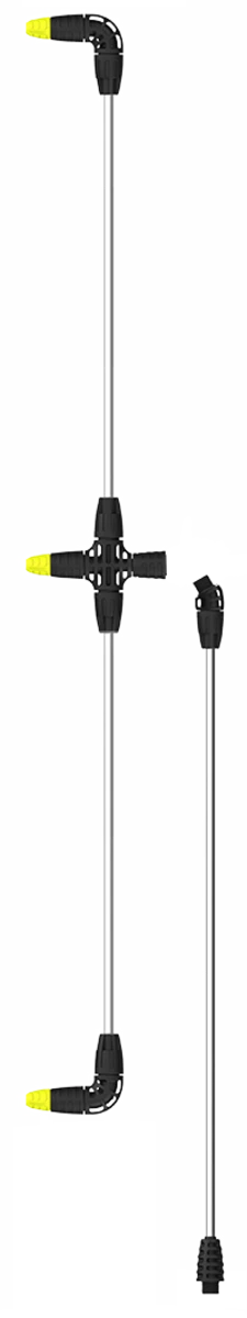 MAROLEX Штанга з 3 форсунками : 60 см (P049.011)(hobby,profession,profession+,titan,movi,x-line) | L