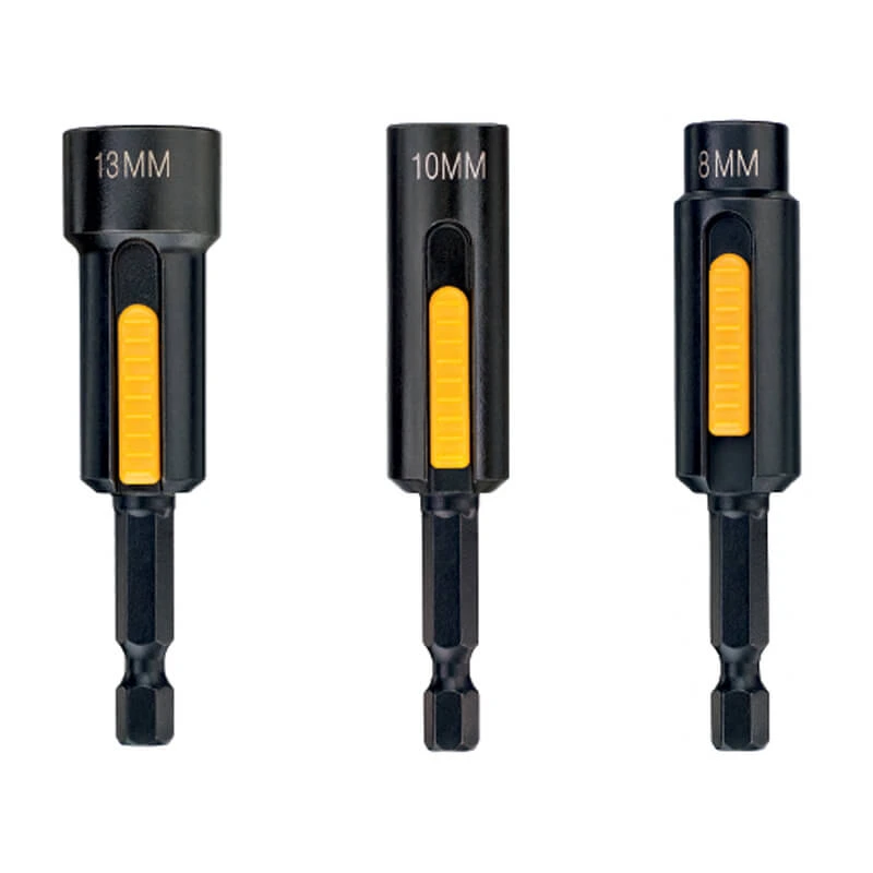 DeWALT Набор шестигранных бит EXTREME IMPACT 1/4 (8-10-13 мм) DT7460