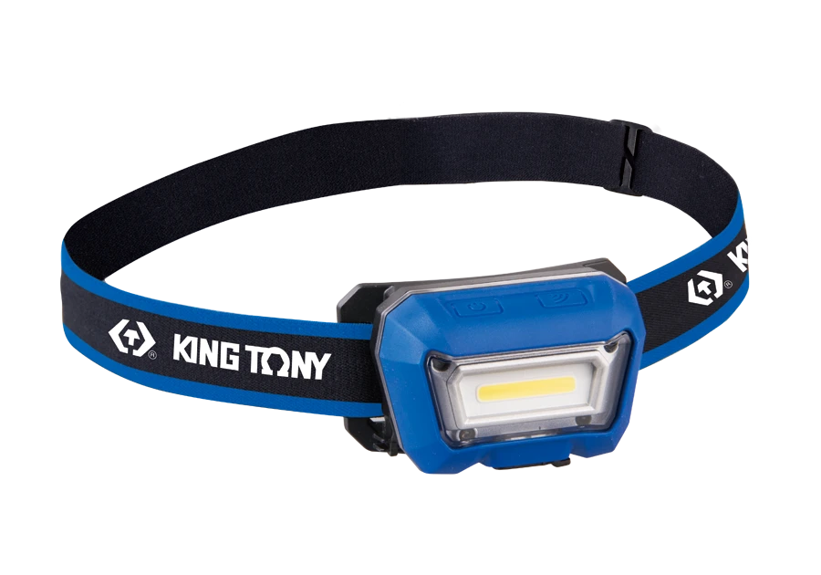 KING TONY Фонарь налобный 3W LED Аккумуляторный | 9TA52A