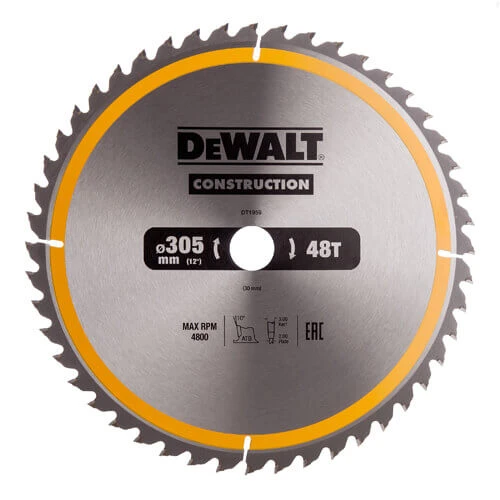 DeWALT Диск пильный по дереву 305х30мм (DT1959)