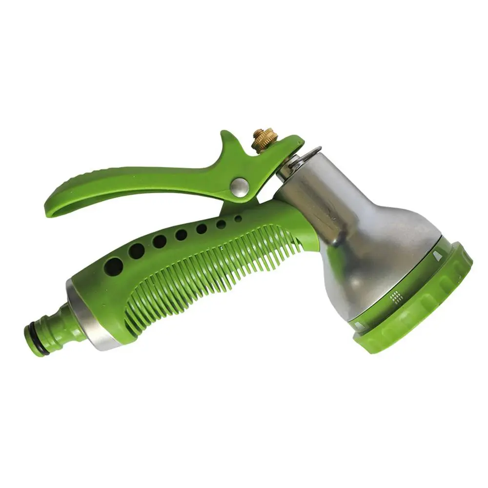 Пістолет-розпилювач 7-позиційний металевий з фіксатором потоку VERANO | 72-027