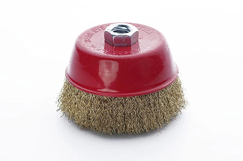Щётка чаша латуневая проволока 100мм (УШМ) APRO
