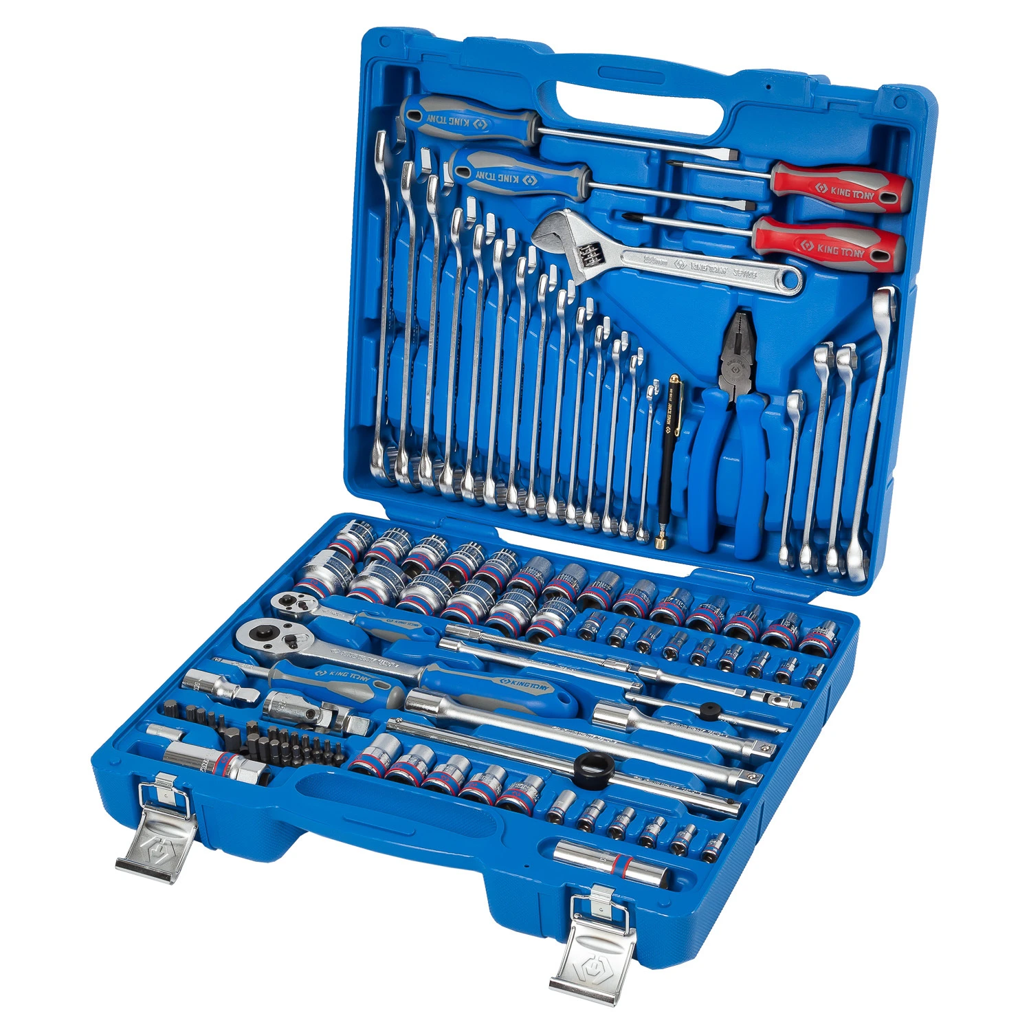 KING TONY Набор инструментов универсальный 103 ед. 1/4"+1/2" 6-ти гранные | 7503MR