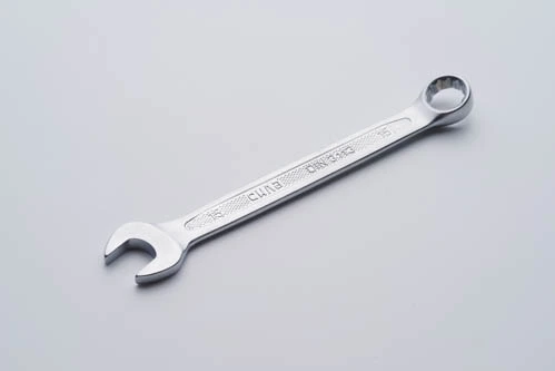 Ключ рожково - накидной CrV 15мм (холодныйштамп DIN3113) СИЛА