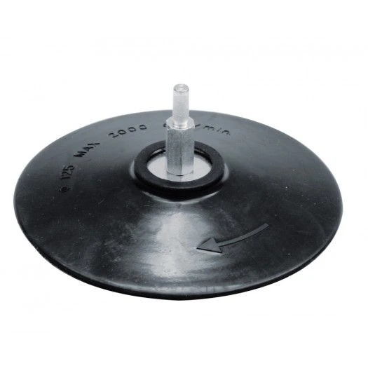 VOREL Круг-насадка шліфувальна з липучкою : Ø-125мм HEX(6-гран. хвостовик)  | 08312