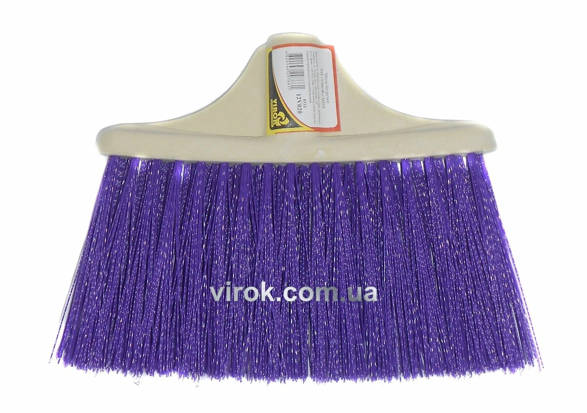 VIROK Мітла вулична MINI жорстка без держака 230 мм. (універсальна різьба) | 12V020