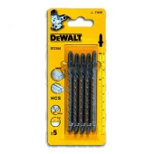 DeWalt DT2164 Полотно пильное, HСS, ламинат/лам.ДСП, б.пр.рез, 60мм, 5 шт.