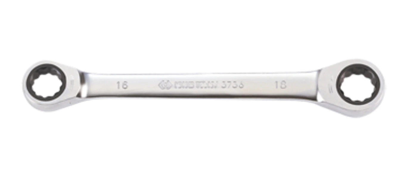 KING TONY Ключ накидной с трещоткой 10*13 | 37361013M