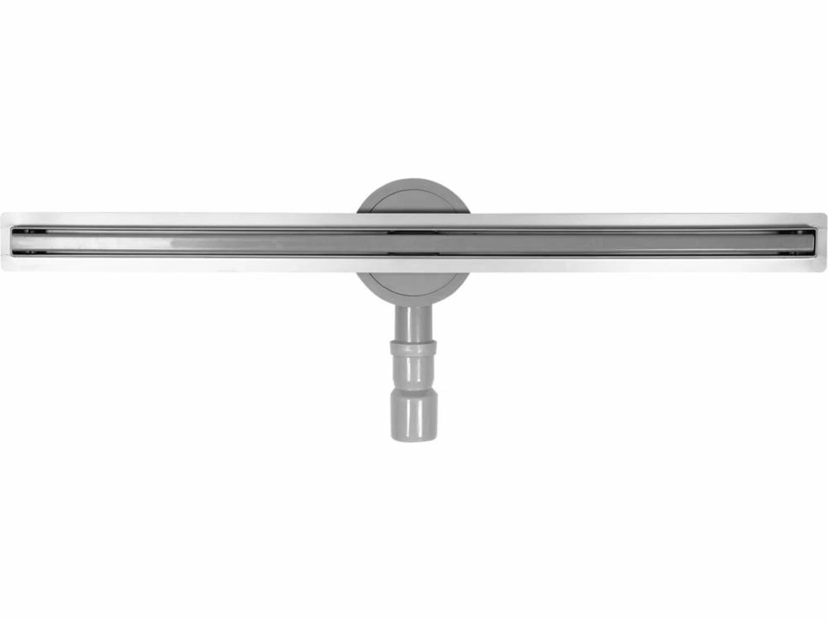 FALA Трап підлоговий лінійний з нержавіючої сталі SLIM; 80х 3х 7 см, сифон- 56 мм  | 71633