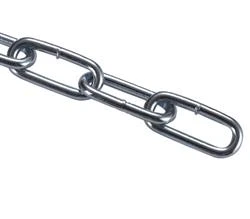 Цепь длиннозвенная 10,0mm оцинкованная, бухта 10мп