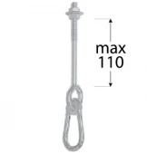 Domax MHA 110 Крепление для качелей 110, M12