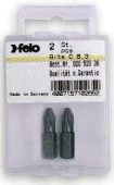 FELO Бита PZ2х25 мм Impact 1/4 " С 6,3. ВОХ (2 шт.) // 02102241