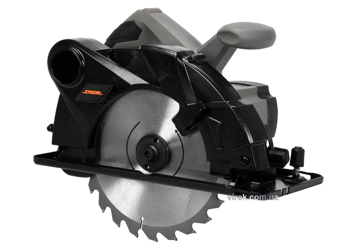 STHOR Пила дискова мережева : P= 1200 Вт, Ø= 160/20 мм, глибина різу- 52 мм, 4800 об/хв  | 79254