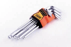 Набор шестигранников 1,5, 2, 2,5, 3, 4, 5, 6, 8, 10 шарообразных CrV (9шт) СИЛА