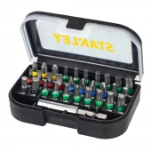 STANLEY STA60490 Набор бит для шуруповерта FatMax, 31 шт., Биты с магнитным утримуваНож 60 мм.