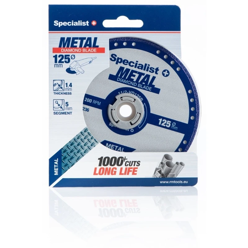Specialist+ 11/2-VD125R Диск алмазний по металу METAL 125x22