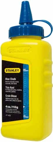 STANLEY 1-47-403 Пудра разметочная 115г. синяя 