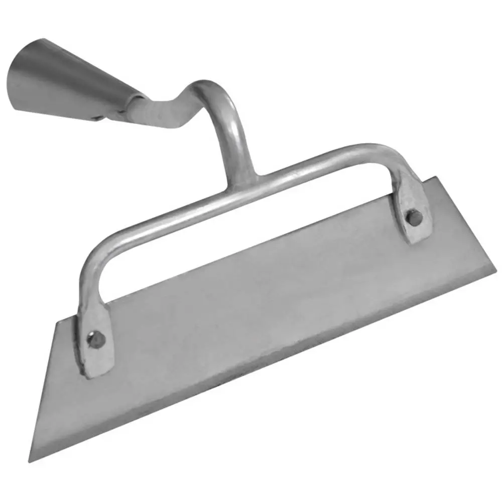 Сапка нержавійка 200мм, з держаком 1м Україна | 70-860