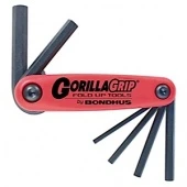 BONDHUS Набор ключей 6 гран. складной 6 шт. 3/4/5/6/8/10 мм.