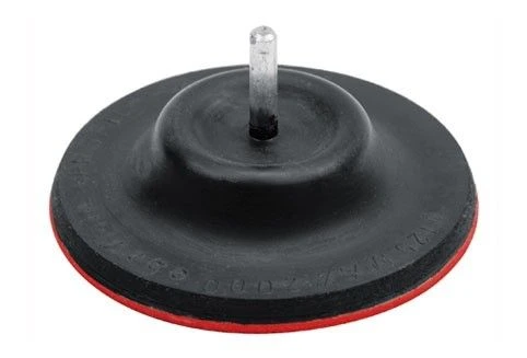 VOREL Круг-насадка шліфувальна з липучкою : Ø=125 мм з хвост-ом  | 08350