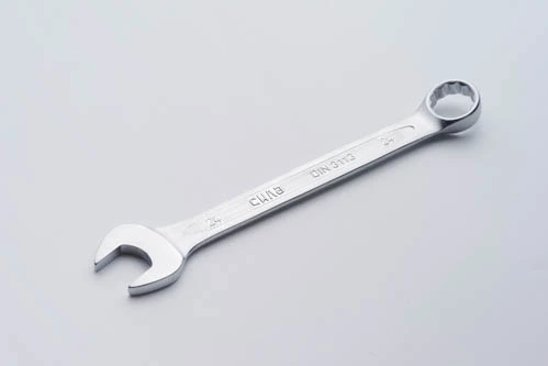 Ключ рожково - накидной CrV 24мм (холодныйштамп DIN3113) СИЛА