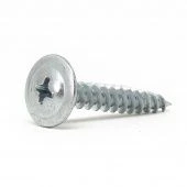 Саморез с прессшайбой 4,2х13 острый Белый цинк