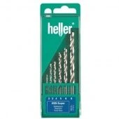 Heller Набор сверл по металлу HSS 2/3/4/5/6/8 мм; 6 шт; пластиковая кассета
