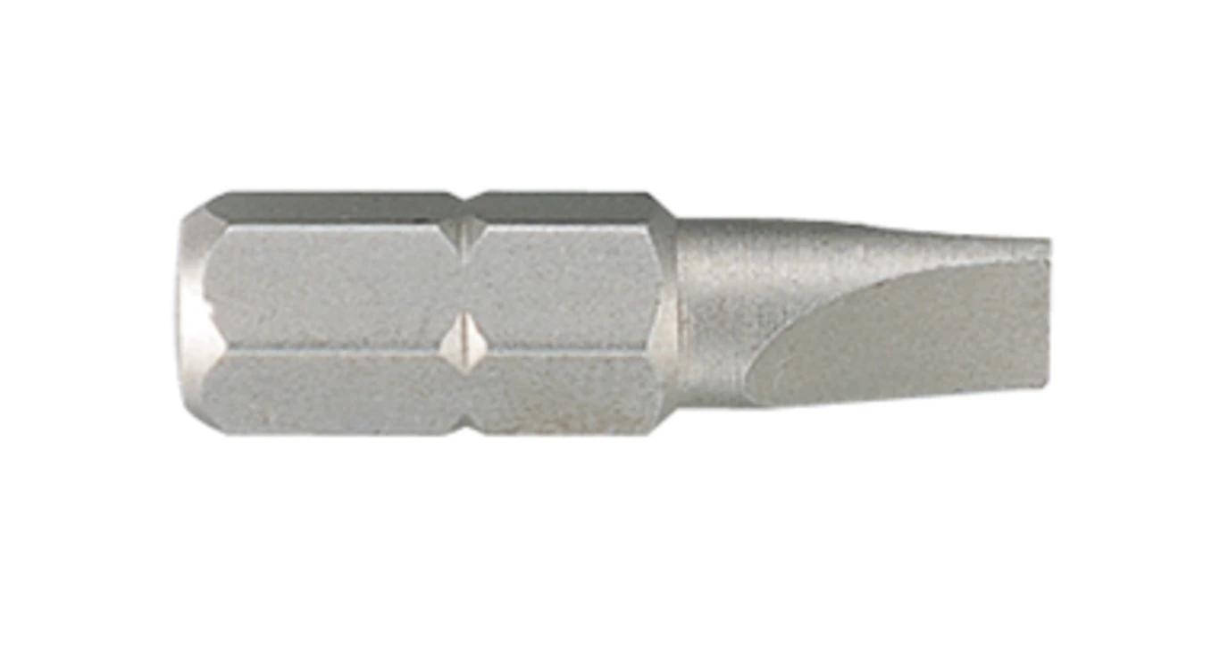 KING TONY Бита торцевая 1/4" SL 4.0*0.5 L=25мм (уп.20) | 102504S1