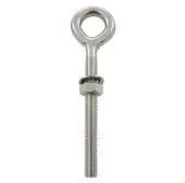 Болт с кольцом нержавеющий длинный + гайка  /// 815020