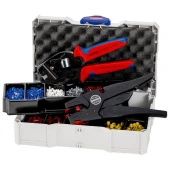 KNIPEX Набор кабельных наконечников для опрессовки с клещами 97 53 09 и 12 40 200 | 97 90 16